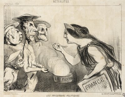 Los parásitos políticos de Honoré Daumier