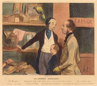 Los periódicos benéficos de Honoré Daumier