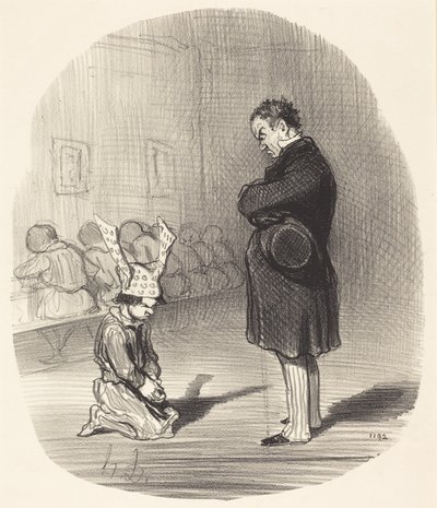 Las consecuencias de una insurrección de Honoré Daumier