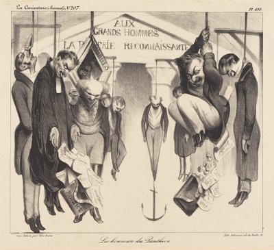 Los honores del Panteón de Honoré Daumier
