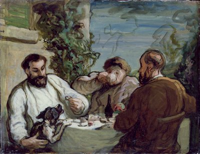 Almuerzo en el campo de Honoré Daumier