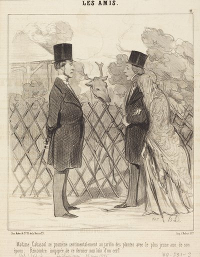 Madame Cabassol pasea... de Honoré Daumier