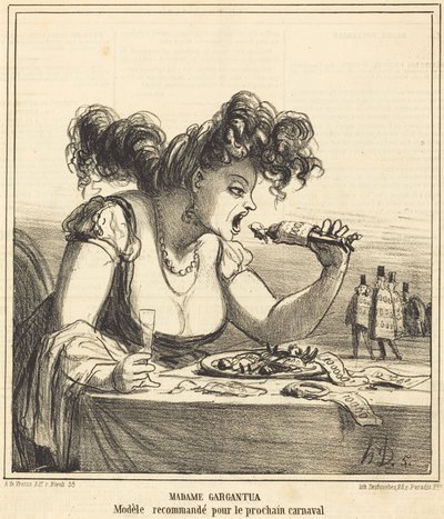 Madame Gargantua de Honoré Daumier