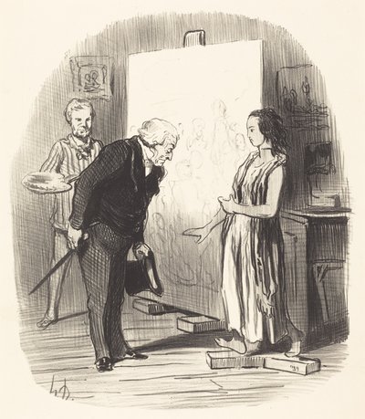 ¡Señora, tengo el honor! de Honoré Daumier