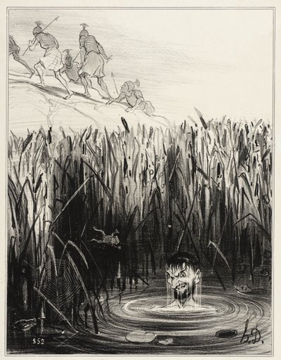 Mario en Minturnas de Honoré Daumier