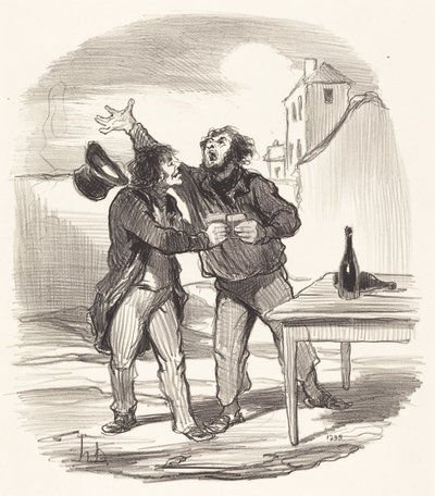 Miembro... del diez de diciembre tomando el la... de Honoré Daumier