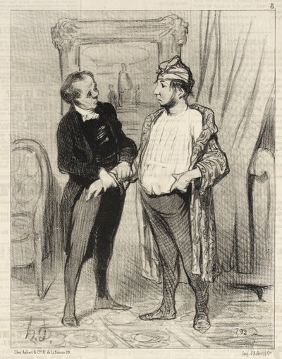 Querido mío, te aseguro que yo te... de Honoré Daumier