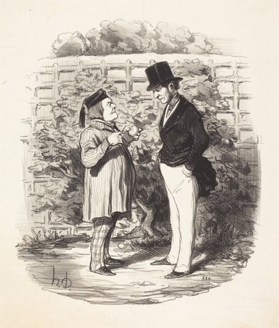 Señor, hace veinte años que persigo la unión de... de Honoré Daumier