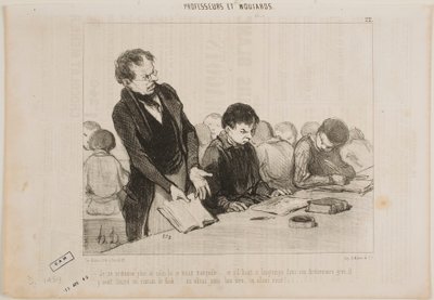 Ahora entiendo por qué este tipo estuvo tan callado todo el tiempo... de Honoré Daumier