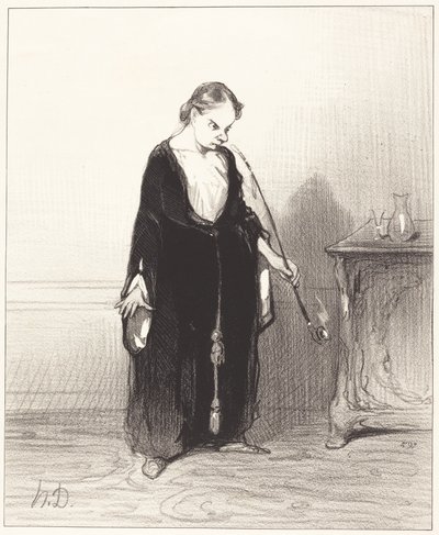 ¡Oh placer del opio que me arrebatas!... de Honoré Daumier