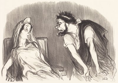 Edipo de Honoré Daumier