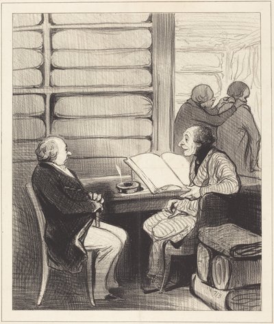 Sí, mi querido señor Badoulard, voy a... de Honoré Daumier