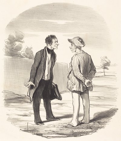 Sí, señor Gimblet, el orden no será... restablecido... de Honoré Daumier