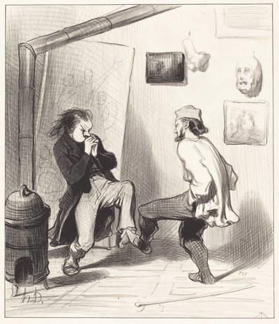 ¡Cuando has quemado tu último caballete! de Honoré Daumier