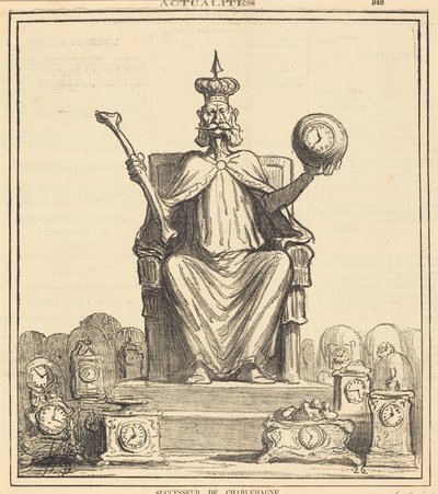 Sucesor de Carlomagno de Honoré Daumier