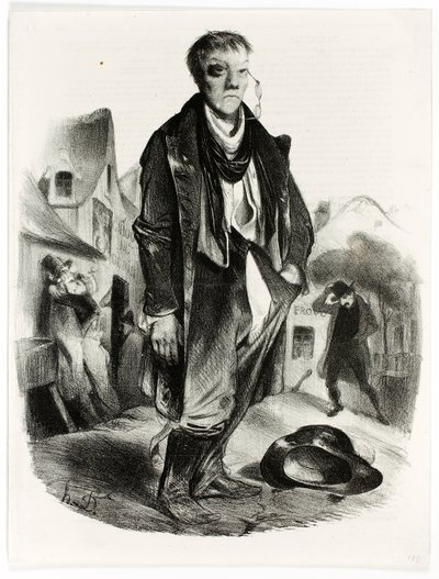 El borracho de Honoré Daumier