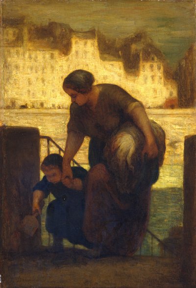 La Lavandera de Honoré Daumier