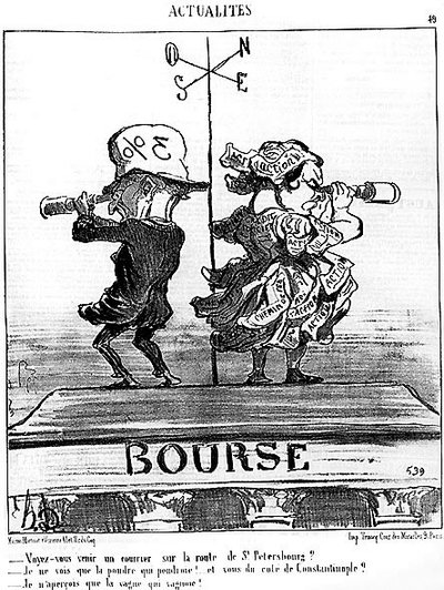 La beca por Daumier - en “Charivari” del 27/08/1853 de Honoré Daumier