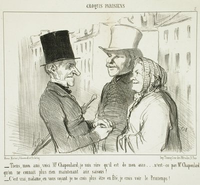 «Toma, amigo mío, aquí está el señor Chapoulard...» de Honoré Daumier
