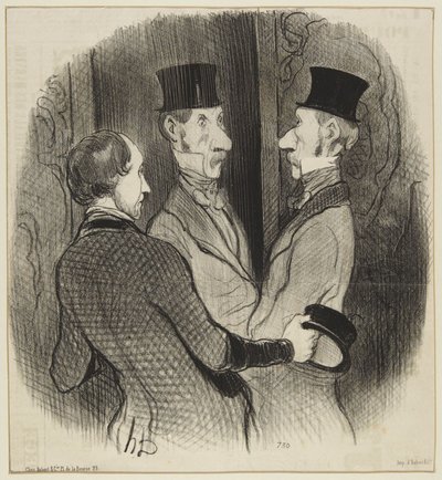 «Un sombrero nuevo» de Honoré Daumier