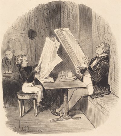Un niño que se divierte con poco... de Honoré Daumier