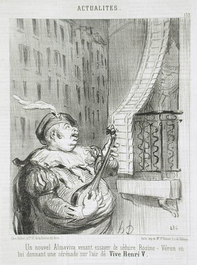 Un nuevo Almaviva... de Honoré Daumier
