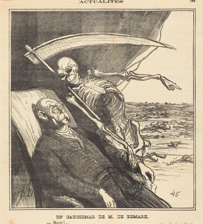 Una pesadilla de M. Bismarck de Honoré Daumier