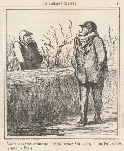 Vecino, ¿eres como yo?... de Honoré Daumier