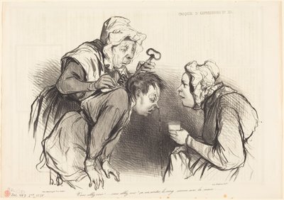 Ya verás... esto va a detener la hemorragia... de Honoré Daumier