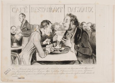 Ves, Bertrand, en este barrio elegante de industriales... de Honoré Daumier