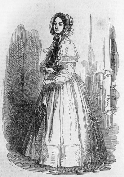 Julie Mercadet, ilustración de El buen hombre de negocios (Le Faiseur) de Honore de Balzac (1799-1850), edición francesa de Honore de Balzac
