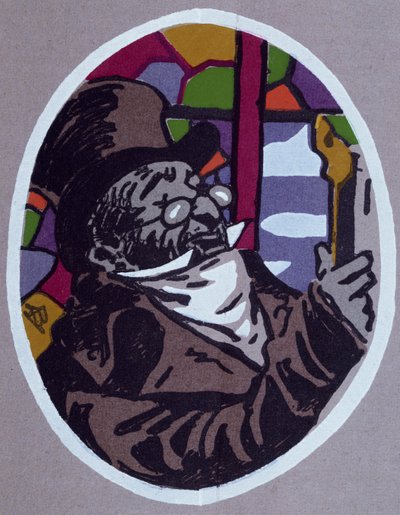 Le cousin Pons, caricatura para novela de Honore de Balzac (1799-1850) de Honore de Balzac