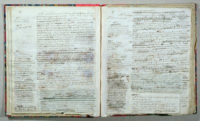 Páginas 26 y 27 del manuscrito de 