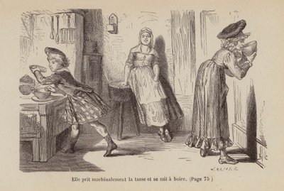 Ilustración para Un Bon Petit Diable (grabado) de Horace (after) Castelli