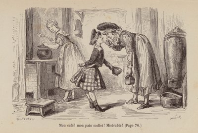 Ilustración para Un Bon Petit Diable (grabado) de Horace (after) Castelli