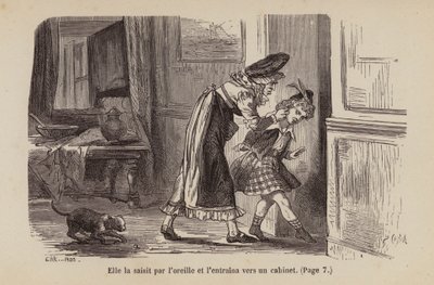 Ilustración para Un Bon Petit Diable (grabado) de Horace (after) Castelli