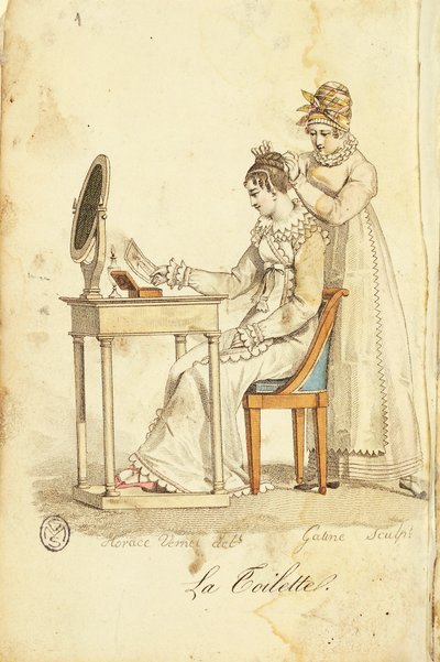 Inodoro, del "Almanach des Modes" de Horace (after) Vernet