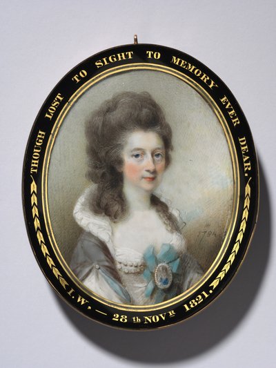 Retrato de Lady Grace Anna Newenham, 1784 de Horace Hone
