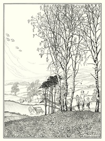 Abril (litografía) de Horace J. Knowles