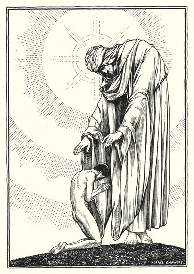 Ilustración del Sermón de la Montaña (grabado) de Horace J. Knowles