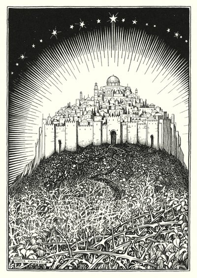 Ilustración del Sermón de la Montaña (grabado) de Horace J. Knowles