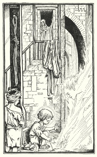 En Nazaret (litografía) de Horace J. Knowles