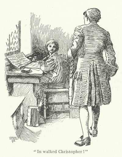 A pie Johann Christoph Bach (litografía) de Horace J. Knowles
