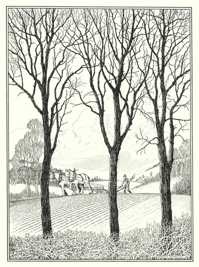 Marzo (litografía) de Horace J. Knowles