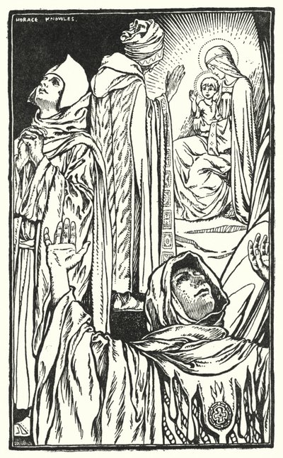 El pozo de los Reyes Magos (litografía) de Horace J. Knowles