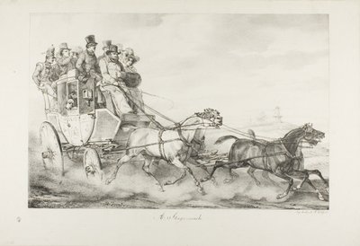 Una diligencia de Emile Jean Horace Vernet