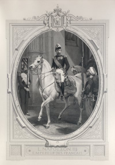 Retrato ecuestre de Napoleón 3 de Horace Vernet