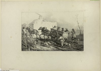 Cazadores de Emile Jean Horace Vernet