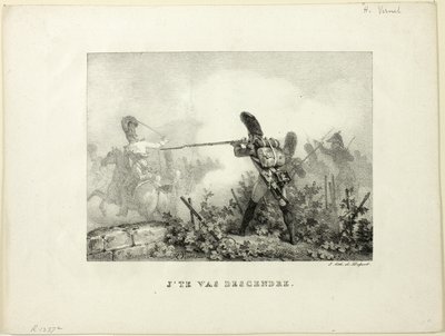 Je te vas descendre de Emile Jean Horace Vernet