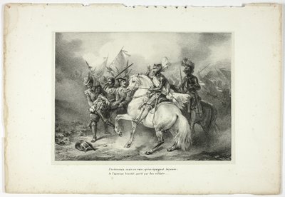 Ordené, pero en vano, que Joyeuse fuera perdonada... de Horace Vernet